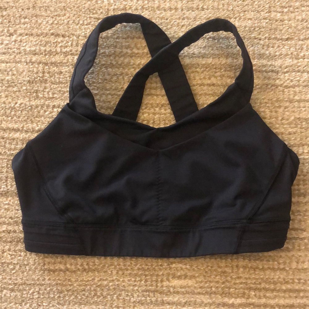 Lululemon Sports Bra 6 Black Rack Pack Bra